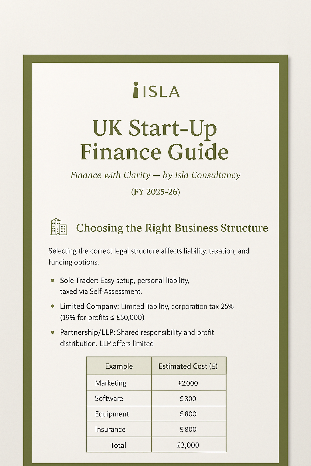 Start-Up Finance E-Guide